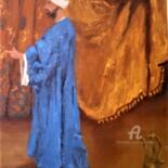 Ζωγραφική με τίτλο "THE PROSPECTIVE RUG…" από L'Orientaliste, Αυθεντικά έργα τέχνης, Λάδι