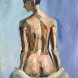 Pintura titulada "Slender Woman" por Lada Kholosho, Obra de arte original, Acrílico