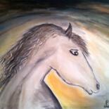 Painting titled "The-Magic-Horse.jpg" by La-Marks, Original Artwork, Acrylic