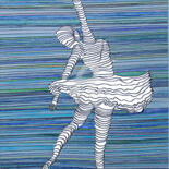 제목이 "Ballerine et bleues…"인 미술작품 Lanto R.로, 원작, 잉크