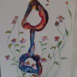 Peinture intitulée "duo" par Eveline Ghironi (khava), Œuvre d'art originale, Huile