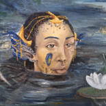 「She let the River a…」というタイトルの絵画 Laura Tučaによって, オリジナルのアートワーク, オイル