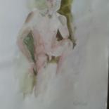 Painting titled "Nu Masculin N°1" by Thaline 1, Original Artwork