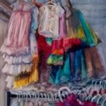 Painting titled "Costumes II" by Lee Campbell, Original Artwork, Oil