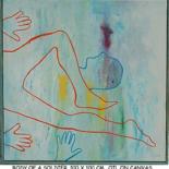 Painting titled "body of a soldier" by Left Hand Georges, Original Artwork
