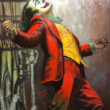 Painting titled "Joker" by Lena Kaskova (Lkas), Original Artwork, Oil