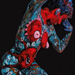 Картина под названием "Brigid" - Lena Snow, Подлинное произведение искусства, Акрил