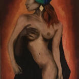 Pittura intitolato "Nudo divino" da Carmelo Leone, Opera d'arte originale, Olio