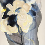 Peinture intitulée ""Violets for desser…" par Lesia Danilina, Œuvre d'art originale, Acrylique Monté sur Châssis en bois