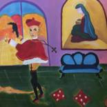 Painting titled "PERFIDIAE" by Liana Branzas, Original Artwork, Acrylic