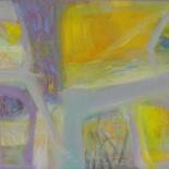 Painting titled "yellow way" by Joy Dorothea, Original Artwork