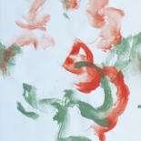 Картина под названием "Free painting - 6" - Ln Le Cheviller, Подлинное произведение искусства, Акрил