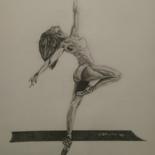 Drawing titled "She moves" by Luke Scott Webber, Original Artwork, Graphite