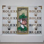 Malerei mit dem Titel "Bored Rolex" von Luana Muntoni (MunLu), Original-Kunstwerk, Marker