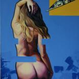 Pittura intitolato "The birth of Venus" da Luis Angel Leiva, Opera d'arte originale, Olio