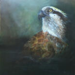Peinture intitulée "Osprey" par M Batté Gauthier (M B), Œuvre d'art originale, Huile