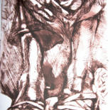 Disegno intitolato "Оblivion" da Milena Dimitrova, Opera d'arte originale, incisione