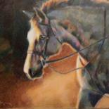 Painting titled "Laurence" by Maggie Stiefvater, Original Artwork, Oil