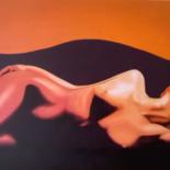 Pintura titulada "Desnudo 2" por Magdalena Alles, Obra de arte original, Oleo