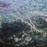 Painting titled "Caspian sea" by Marat Japarov, Original Artwork, Oil
