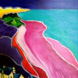 Painting titled "La playa." by Marc Felix, Original Artwork, Acrylic