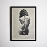 Σχέδιο με τίτλο "AE N T R O P I A" από Marco Corridoni, Αυθεντικά έργα τέχνης, Μολύβι Τοποθετήθηκε στο Ξύλινο πάνελ