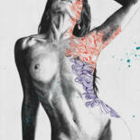 图画 标题为“Chiara | realistic…” 由Marco Paludet, 原创艺术品, 石墨