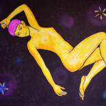 Painting titled "Nude 0006 Transitio…" by Margarita Felis, Original Artwork, Acrylic