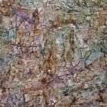 Peinture intitulée "Fossiles V" par Maryse Lapointe, Œuvre d'art originale, Huile