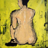 Peinture intitulée "Woman 4" par Maria Gur, Œuvre d'art originale, Huile