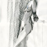 Pintura titulada "Anna. Nude art #215…" por Maria Shedrina, Obra de arte original, Tinta