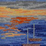 Art textile intitulée "Sailing" par Mariana Ivanova, Œuvre d'art originale, Broderie