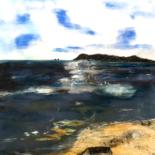 Peinture intitulée "La mer secrète" par Marie Claude Lambert, Œuvre d'art originale, Acrylique