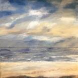 Peinture intitulée "Mes ciels brouillés" par Marie Claude Lambert, Œuvre d'art originale, Acrylique