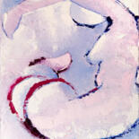 Картина под названием "Melusine 2" - Marie-Laurence Winter, Подлинное произведение искусства, Масло
