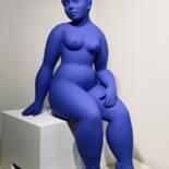 Sculpture intitulée "Suzy KA" par Marie Saksik, Œuvre d'art originale, Terre cuite