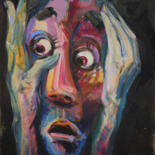 Painting titled "surprise" by Marieline Gerard, Original Artwork, Acrylic