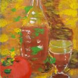 Malerei mit dem Titel "Still life-007." von Marie Ruda, Original-Kunstwerk, Acryl