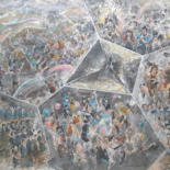 Pintura titulada "Escape" por Marina Shkarupa, Obra de arte original, Oleo Montado en Bastidor de camilla de madera