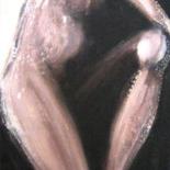 Pintura intitulada "nudez" por Mário Fresco, Obras de arte originais, Óleo