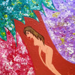 Pintura titulada "Hija del árbol" por Marisol Pita, Obra de arte original, Acrílico