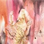 Pintura intitulada "Venus" por Mariya Volynskih, Obras de arte originais, Aquarela