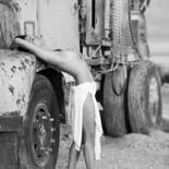 Photography titled "Truckstop" by Martin Wieland, Original Artwork, Digital Photography