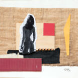 Collagen mit dem Titel "Long Lost, Recently…" von Martin Wieland, Original-Kunstwerk, Collagen