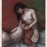 Drawing titled "Solace" by Mary Black, Original Artwork, Pastel