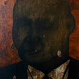 Painting titled "Portrait. October 2…" by Mathew Tudor, Original Artwork, Acrylic Mounted on Wood Stretcher frame