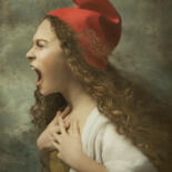 Photographie intitulée "Le cri" par Mathilde Oscar, Œuvre d'art originale, Photographie numérique