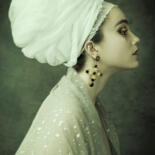 Photographie intitulée "The High Priestess" par Mathilde Oscar, Œuvre d'art originale, Photographie numérique