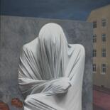Painting titled "Gefangen (Captured)" by Matthias Kreher, Original Artwork, Acrylic
