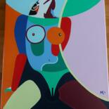 Картина под названием "Creool 1" - Maurice Kummer, Подлинное произведение искусства, Акрил